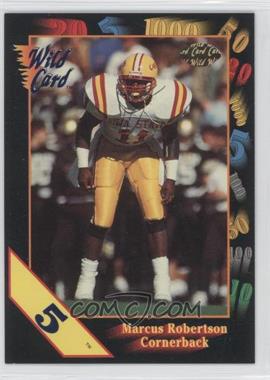 1991 Wild Card Draft - [Base] - 5 Stripe #78 - Marcus Robertson