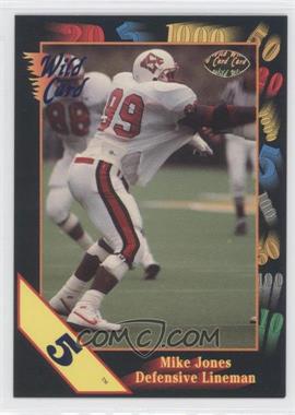 1991 Wild Card Draft - [Base] - 5 Stripe #83 - Mike Jones