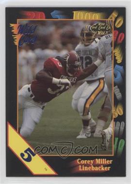 1991 Wild Card Draft - [Base] - 5 Stripe #9 - Corey Miller