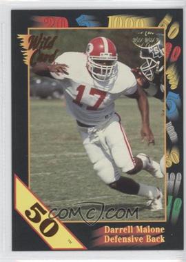 1991 Wild Card Draft - [Base] - 50 Stripe #135 - Darrell Malone