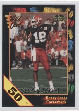 1991 Wild Card Draft - [Base] - 50 Stripe #20 - Henry Jones