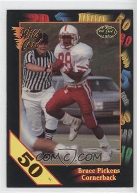 1991 Wild Card Draft - [Base] - 50 Stripe #46 - Bruce Pickens