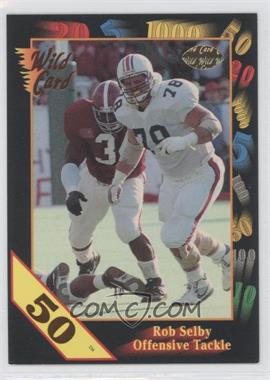 1991 Wild Card Draft - [Base] - 50 Stripe #80 - Rob Selby