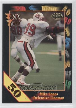 1991 Wild Card Draft - [Base] - 50 Stripe #83 - Mike Jones