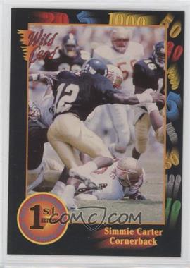 1991 Wild Card Draft - [Base] #11 - Simmie Carter [EX to NM]