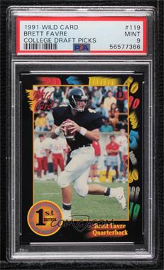 1991 Wild Card Draft - [Base] #119 - Brett Favre [PSA 9 MINT]