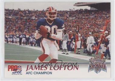 1992-93 Pro Set Super Bowl XXVII - [Base] #_JALO - James Lofton