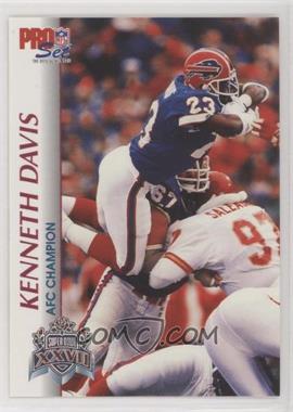 1992-93 Pro Set Super Bowl XXVII - [Base] #_KEDA - Kenneth Davis