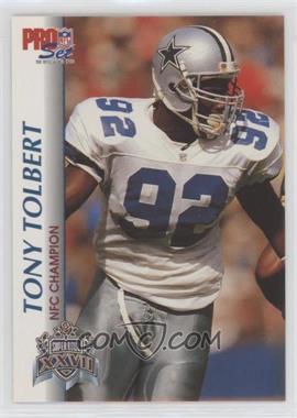 1992-93 Pro Set Super Bowl XXVII - [Base] #_TOTO - Tony Tolbert