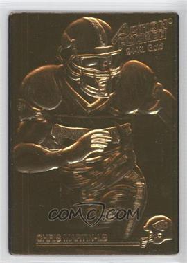 1992 Action Packed - [Base] - 24-Kt. Gold Mint #114 - Chris Martin /500