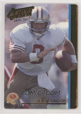1992 Action Packed - [Base] - 24-Kt. Gold #38G - Steve Young