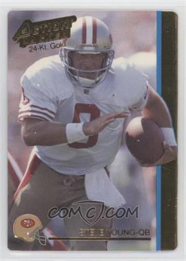 1992 Action Packed - [Base] - 24-Kt. Gold #38G - Steve Young