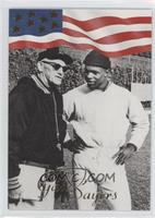 Gale Sayers (Posed with George Halas)