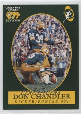 1992 Champion Cards Green Bay Packers Hall of Fame - [Base] #94 - Don Chandler