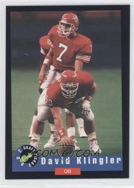 1992 Classic Draft Picks - Promotional #2 - David Klingler