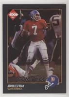 John Elway (Yellow Border, Blank Back)