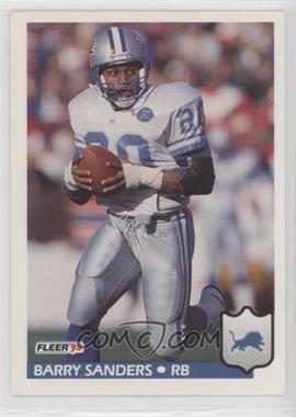 1992 Fleer - [Base] #123 - Barry Sanders