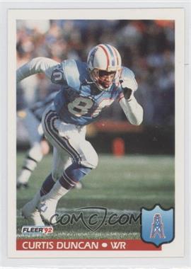 1992 Fleer - [Base] #143 - Curtis Duncan