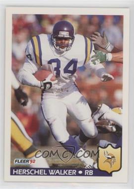 1992 Fleer - [Base] #253 - Herschel Walker