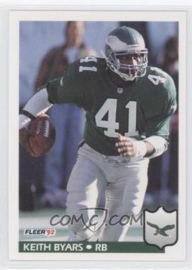 1992 Fleer - [Base] #318 - Keith Byars