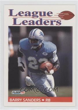 1992 Fleer - [Base] #457 - Barry Sanders