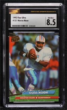 1992 Fleer Ultra - [Base] #151 - Warren Moon [CSG 8.5 NM/Mint+]