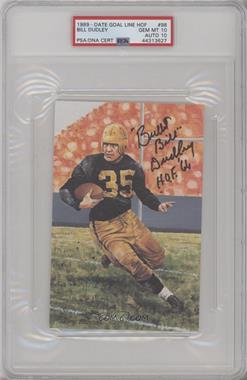 1992 Goal Line Art Pro Football Hall of Fame Collection Series 4 - [Base] #98 - Bill Dudley /5000 [PSA 10 GEM MT]