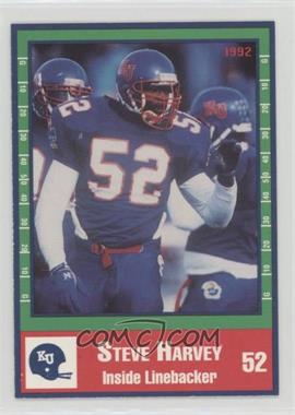 1992 Kansas Jayhawks Team Issue - [Base] #52 - Steve Harvey