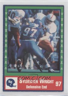 1992 Kansas Jayhawks Team Issue - [Base] #97 - Sylvester Wright