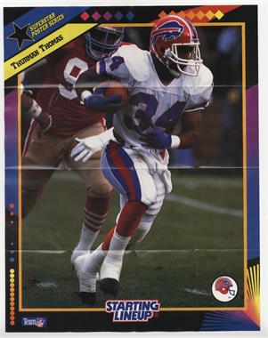 1992 Kenner Starting Lineup - [Base] - Posters #_THTH - Thurman Thomas [Noted]