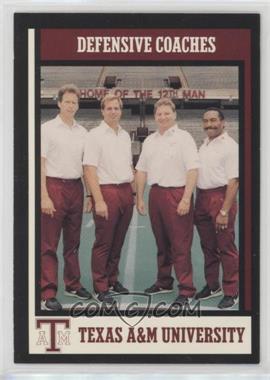 1992 Motion Texas A&M Aggies - [Base] #52 - Bob Davie, Kirk Doll, Bill Johnson, Trent Walters