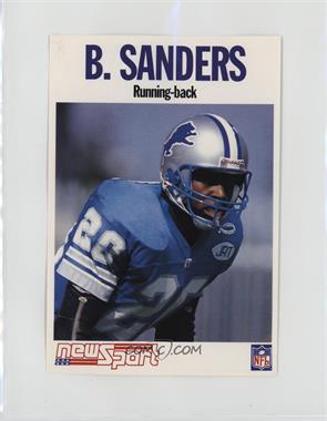 1992 NewSport Posters - [Base] #_BASA - Barry Sanders