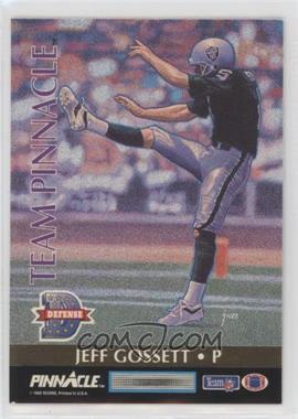 1992 Pinnacle - Team Pinnacle #13 - Jeff Jaeger, Jeff Gossett