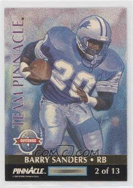 1992 Pinnacle - Team Pinnacle #2 - Derrick Thomas, Barry Sanders