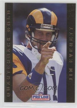 1992 Pro Line Portraits - Quarterback Gold #6 - Jim Everett