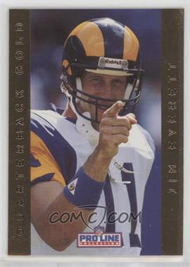 1992 Pro Line Portraits - Quarterback Gold #6 - Jim Everett