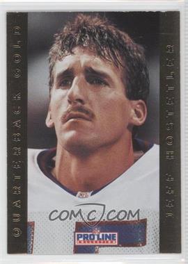 1992 Pro Line Portraits - Quarterback Gold #9 - Jeff Hostetler