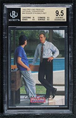 1992 Pro Line Profiles - [Base] - National Convention #_ROST.8 - Roger Staubach (8 of 9) [BGS 9.5 GEM MINT]