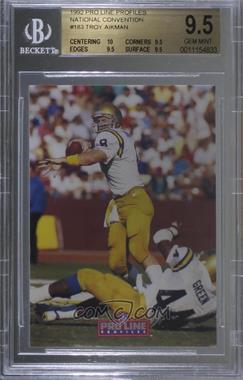 1992 Pro Line Profiles - [Base] - National Convention #_TRAI.3 - Troy Aikman (3 of 9) [BGS 9.5 GEM MINT]