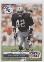 Statistical Leaders - Ronnie Lott