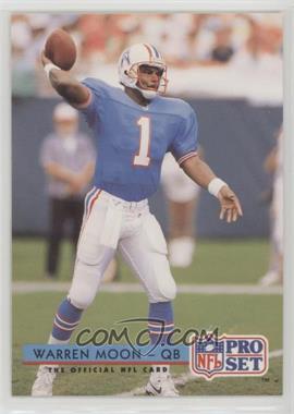 1992 Pro Set - [Base] #186 - Warren Moon