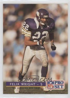 1992 Pro Set - [Base] #242 - Felix Wright