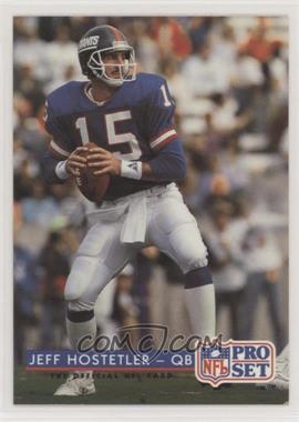 1992 Pro Set - [Base] #265 - Jeff Hostetler