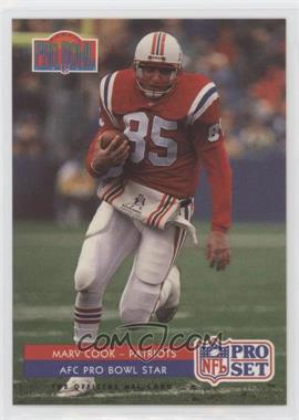 1992 Pro Set - [Base] #381 - AFC Pro Bowl Star - Marv Cook