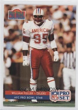 1992 Pro Set - [Base] #383 - AFC Pro Bowl Star - William Fuller