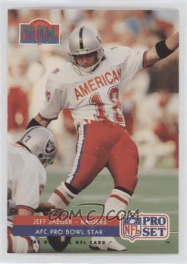 1992 Pro Set - [Base] #385 - AFC Pro Bowl Star - Jeff Jaeger