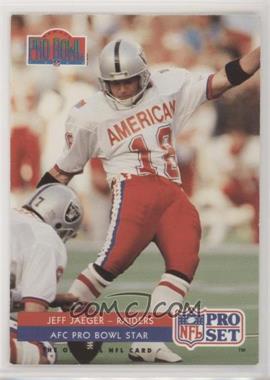 1992 Pro Set - [Base] #385 - AFC Pro Bowl Star - Jeff Jaeger