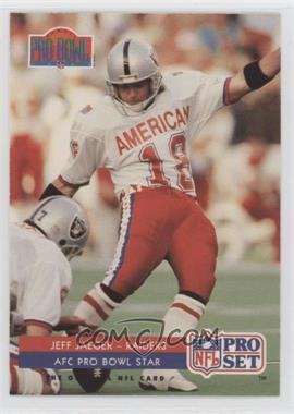 1992 Pro Set - [Base] #385 - AFC Pro Bowl Star - Jeff Jaeger