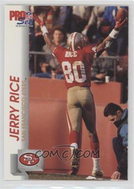 1992 Pro Set - [Base] #651.1 - Jerry Rice (Base)