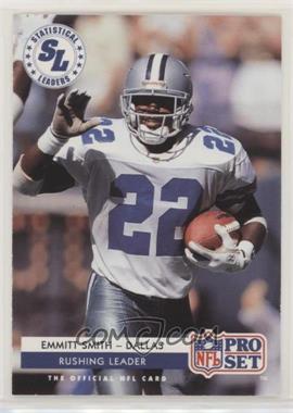 1992 Pro Set - [Base] #7 - Statistical Leaders - Emmitt Smith